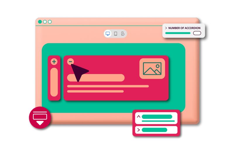 תנו לתלמידים לחוות את וידג'ט האקורדיון