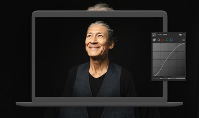 黒バック撮影でおしゃれな雰囲気を演出  Adobe