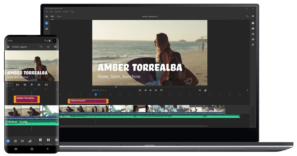 Video Editing App Edit Anywhere Adobe Premiere Rush