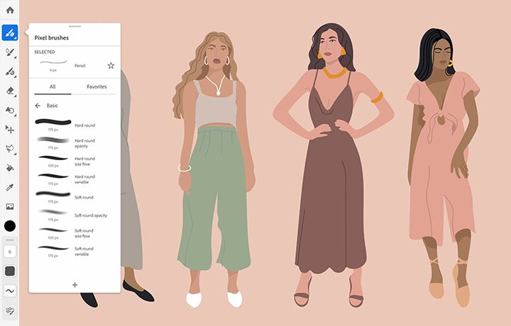 Guía de principiante hacia la ilustración de moda | Adobe