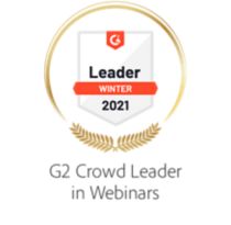 G2 Growd Leader in Webinars