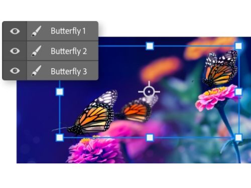 An example of the Batch Rotate Layer feature being used.