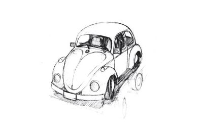 Чертеж VW Beetle
