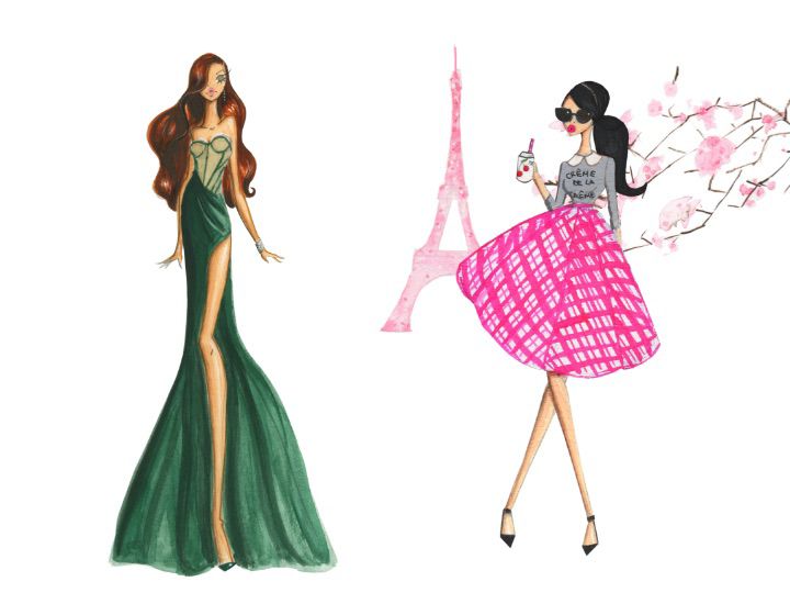 Fashion design croquis sale