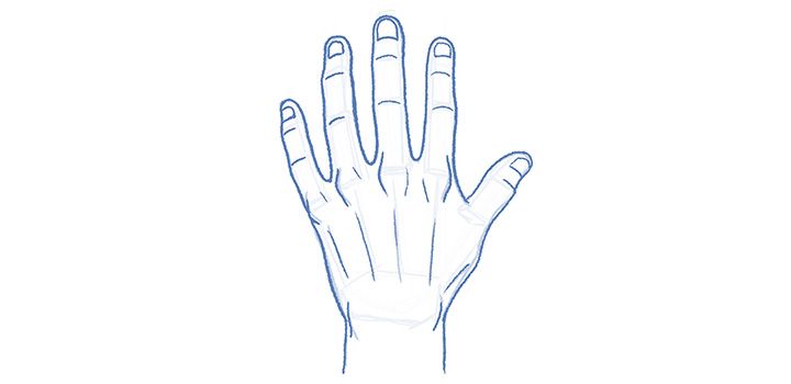 How to draw hands