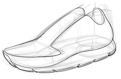 sketches of shoes