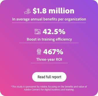 Download Adobe Connect for trainings and webinars
