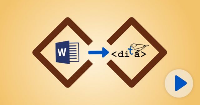 Import Word content to DITA
