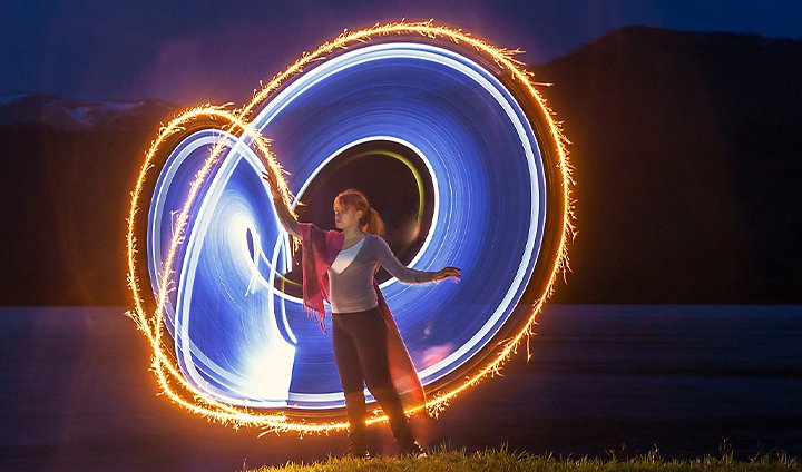 How to do light painting photography