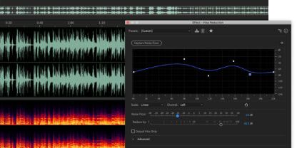 Reduce audio noise in recordings Adobe