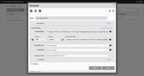 Powerful, template-based publishing solution