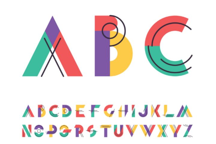 diferentes fuentes de escritura