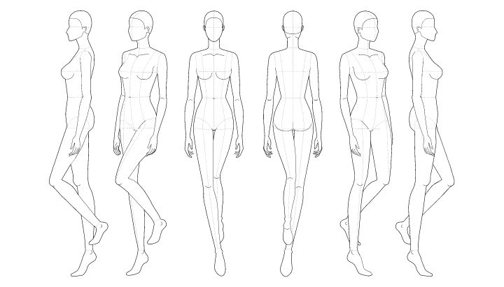 human drawing poses