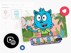 An image showing a few examples of graphic designs with different styles of font.