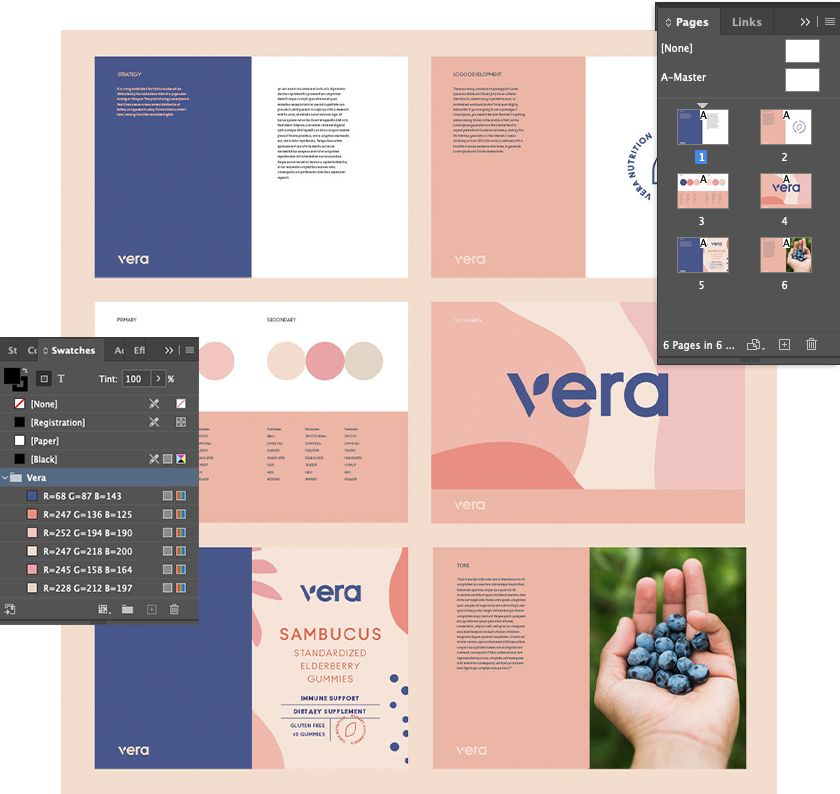 Brand Style Guide Template Adobe Illustrator Brand Direction Branding Kit Brand  Style Guide 