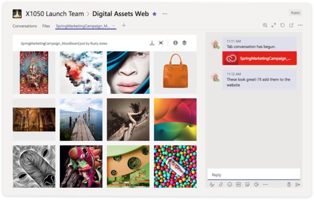 Creative Cloud + Microsoft Teams