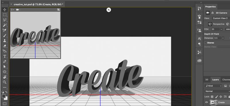 Turn 2d Objects And Text Into 3d With Photoshop Adobe Creative Cloud