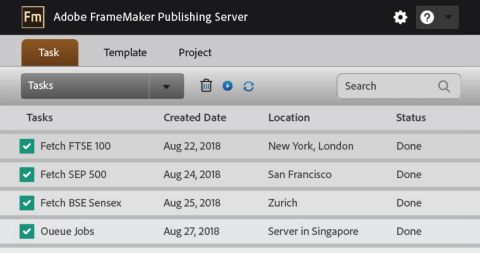 Comprehensive, user-friendly publishing dashboard