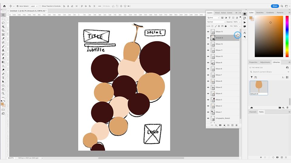 infographic tutorial illustrator beginner projects for photoshop