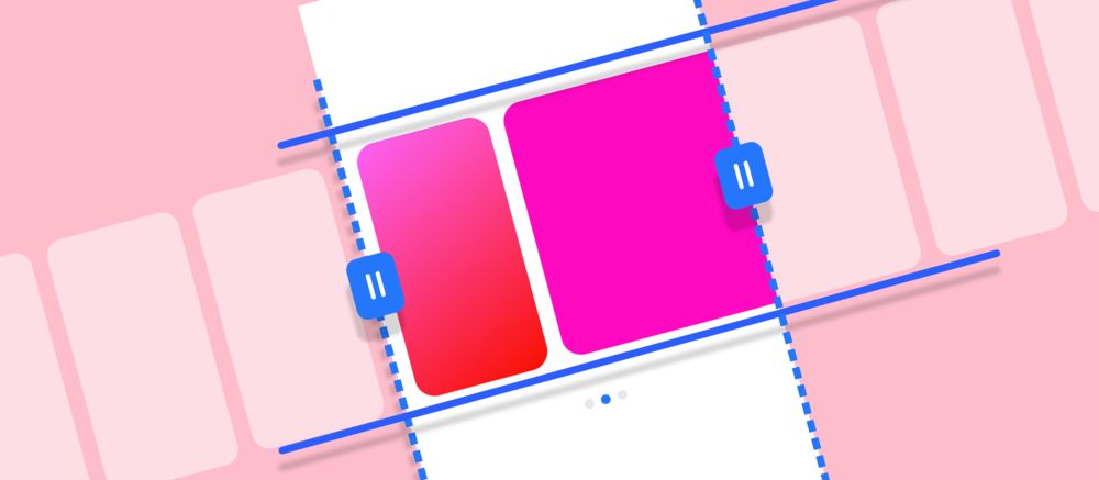 Design a photo-sharing social media app with scroll groups