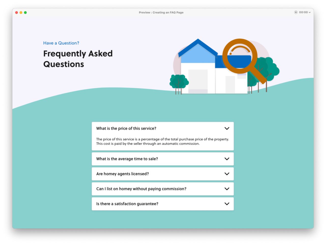 How To Design A Frequently Asked Question Faq Page Adobe Xd