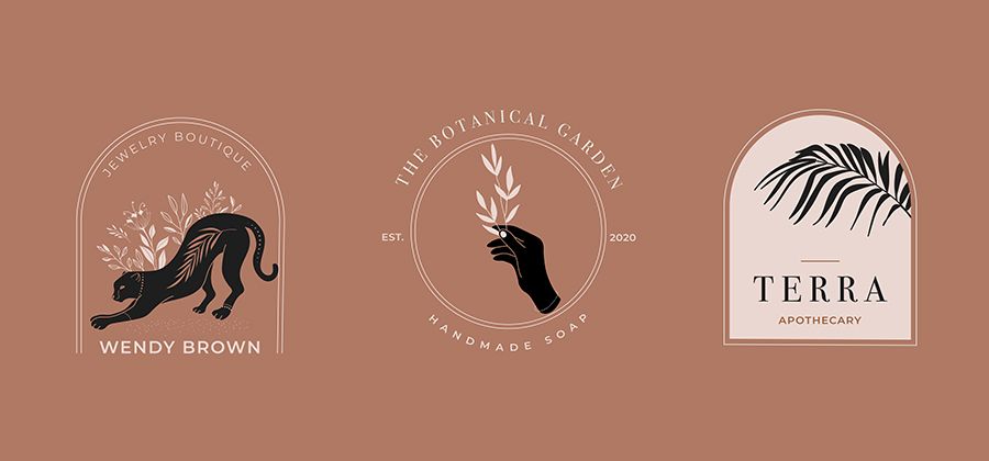 logo flat design inspiration