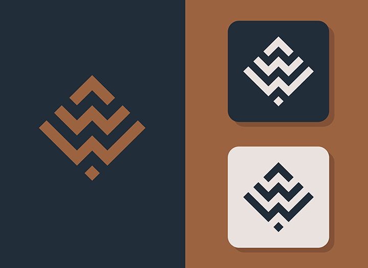 logo flat design inspiration