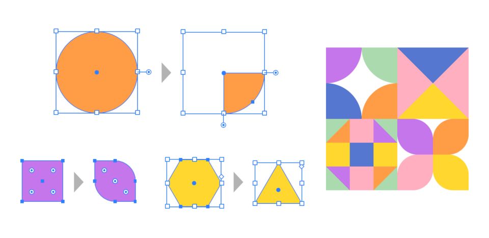 幾何学模様を描くには Illustrator を使った方法 Adobe