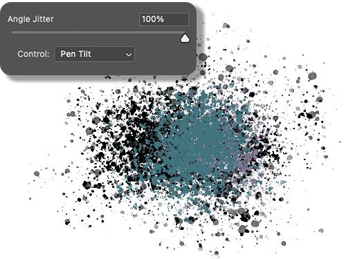 Grunge brushes in Photoshop Adobe