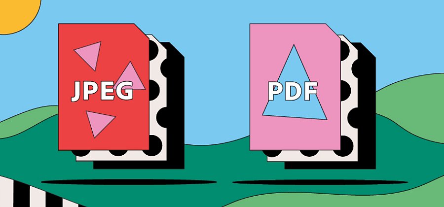 JPEG vs. PDF: are the differences? Adobe
