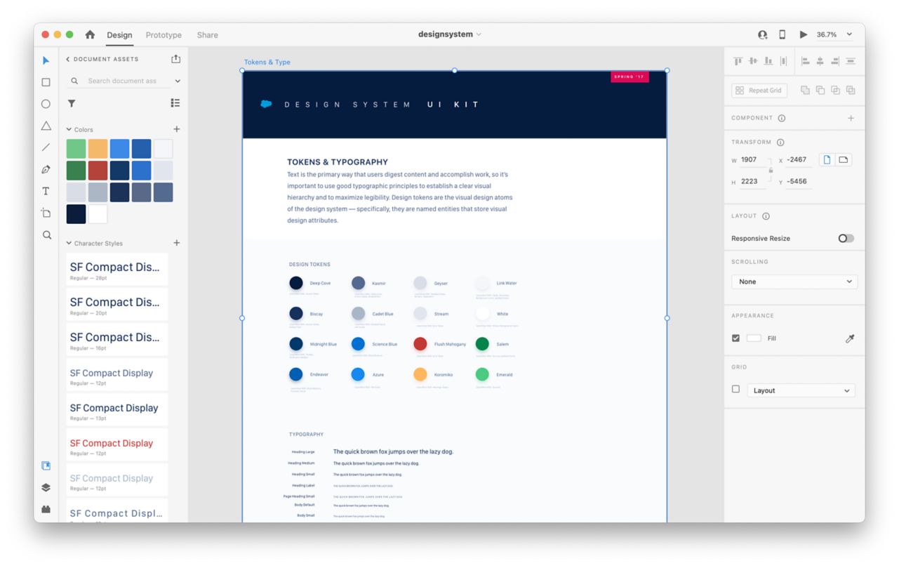 Adobe Xd Design System Template