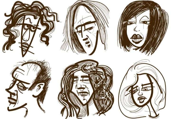 How to draw caricatures.