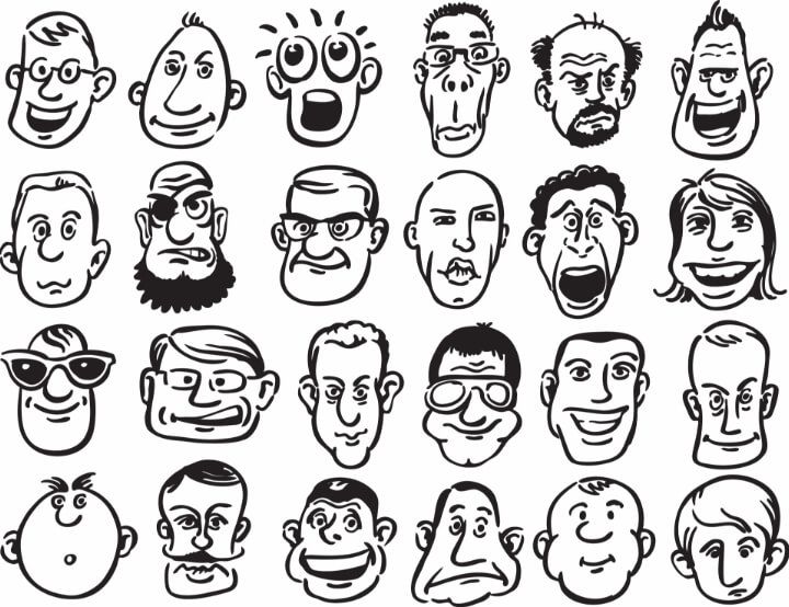 caricatures drawings