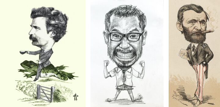 caricatures drawings