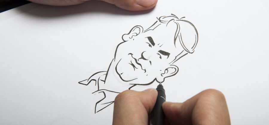 caricature body examples