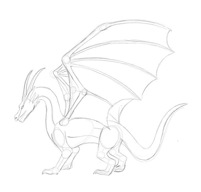 Easy How to Draw a Dragon Tutorial Video, Dragon Coloring Pages