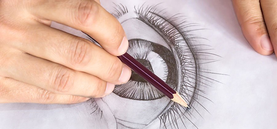 Cómo dibujar un ojo realista para principiantes | Adobe