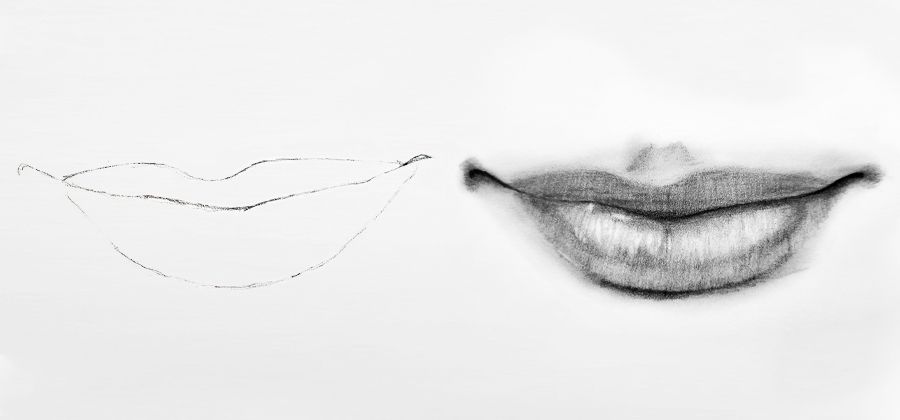 唇の描き方 Adobe