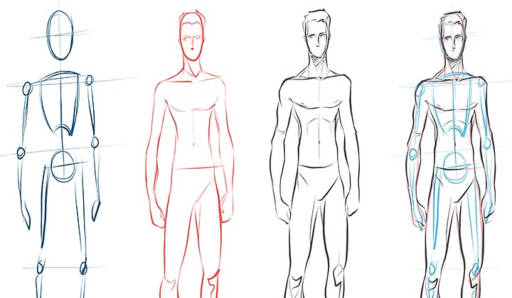 How To Draw People Step By Step Adobe This is the time lapse version that demonstrates the process of creating this figure standing. how to draw people step by step adobe