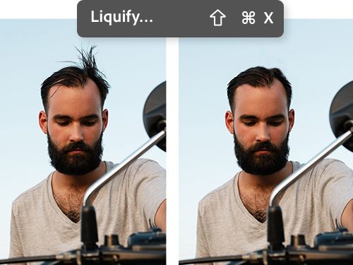 How to remove stray hairs from faces in Photoshop Adobe