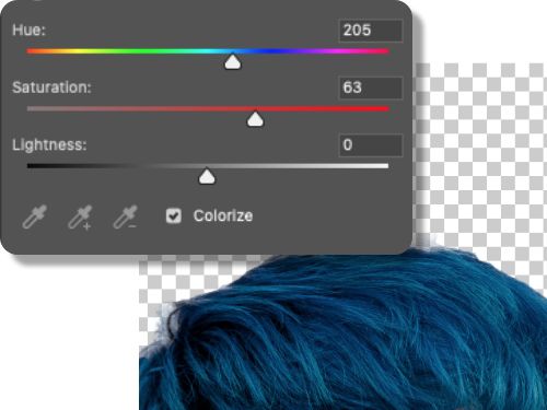 How to change your waifus hair color in photoshop 