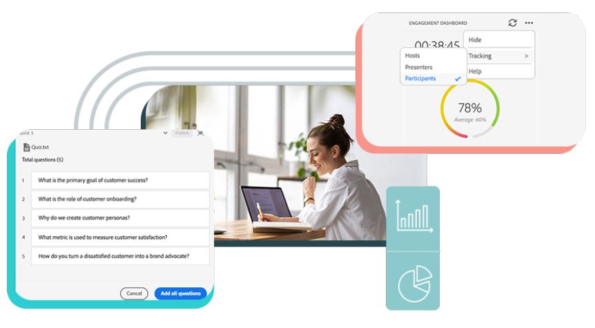 Rapports de formation virtuelle Adobe Connect Live