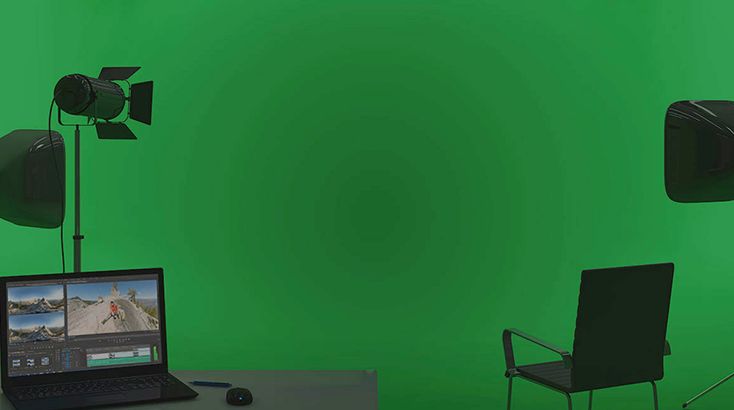 Adobe green screen software for live video production