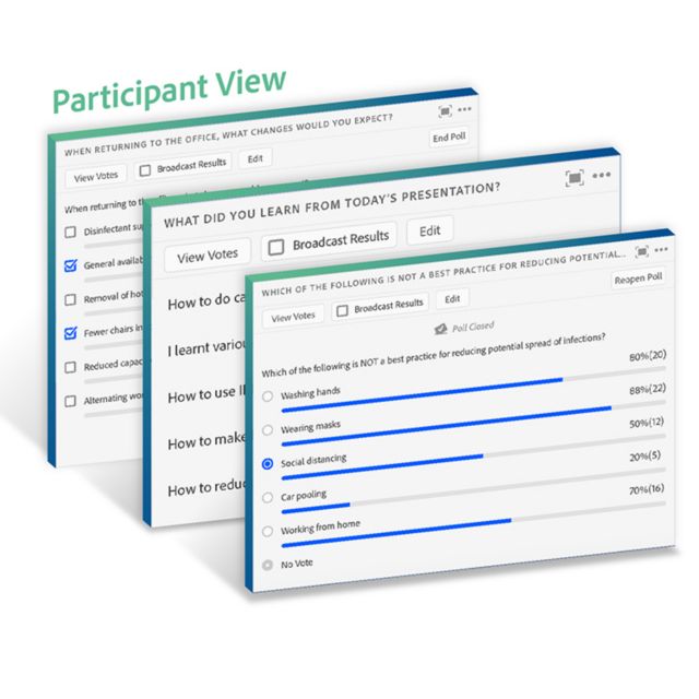 Multi-dimensional polls
