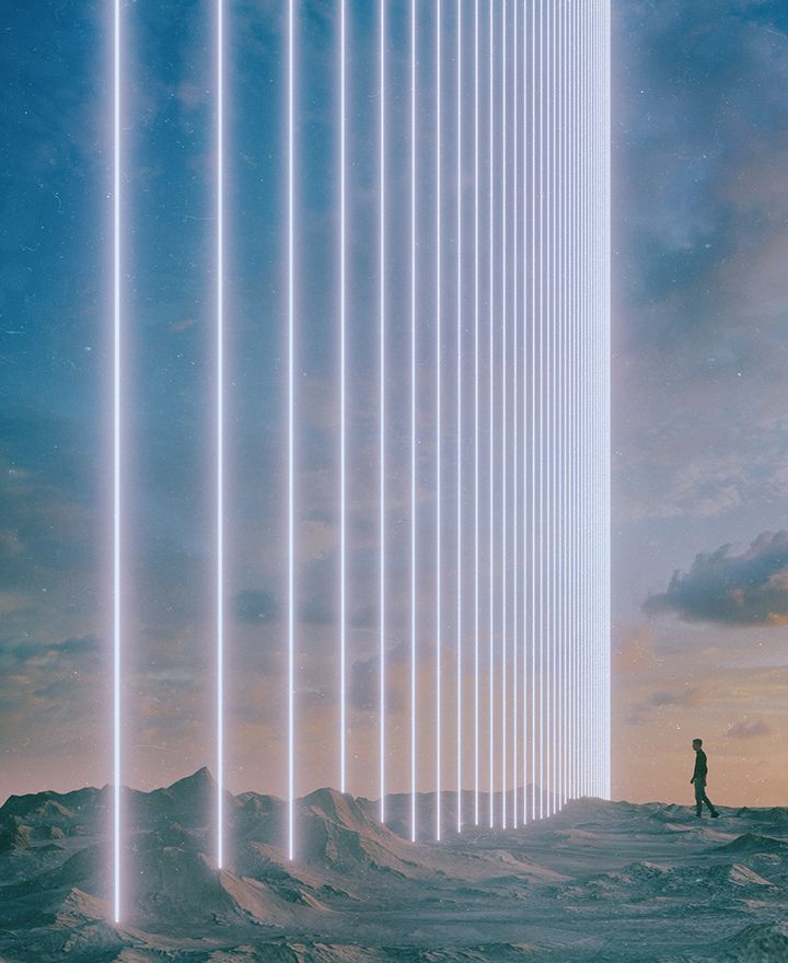 Digital artwork produced with Adobe Photoshop