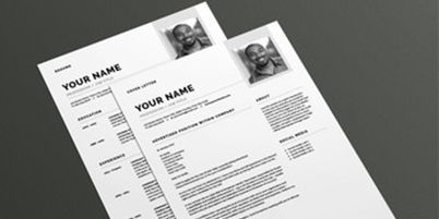 Modern Resume and Cover Letter Layout