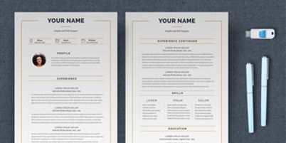 Linear Resume Layout