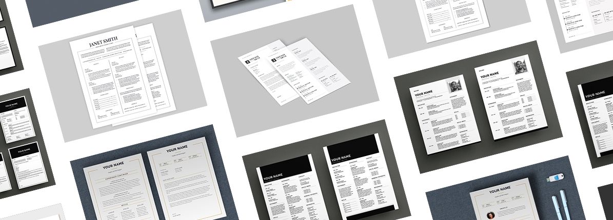 Resume Templates Indesign Illustrator Adobe
