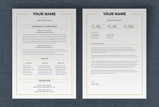 Resume Templates Indesign Illustrator Adobe