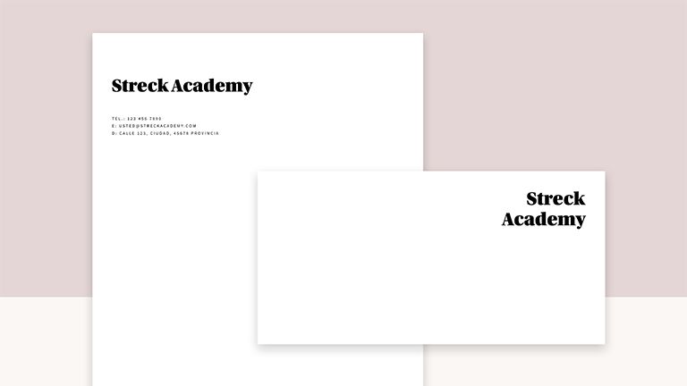 School letterhead on sale